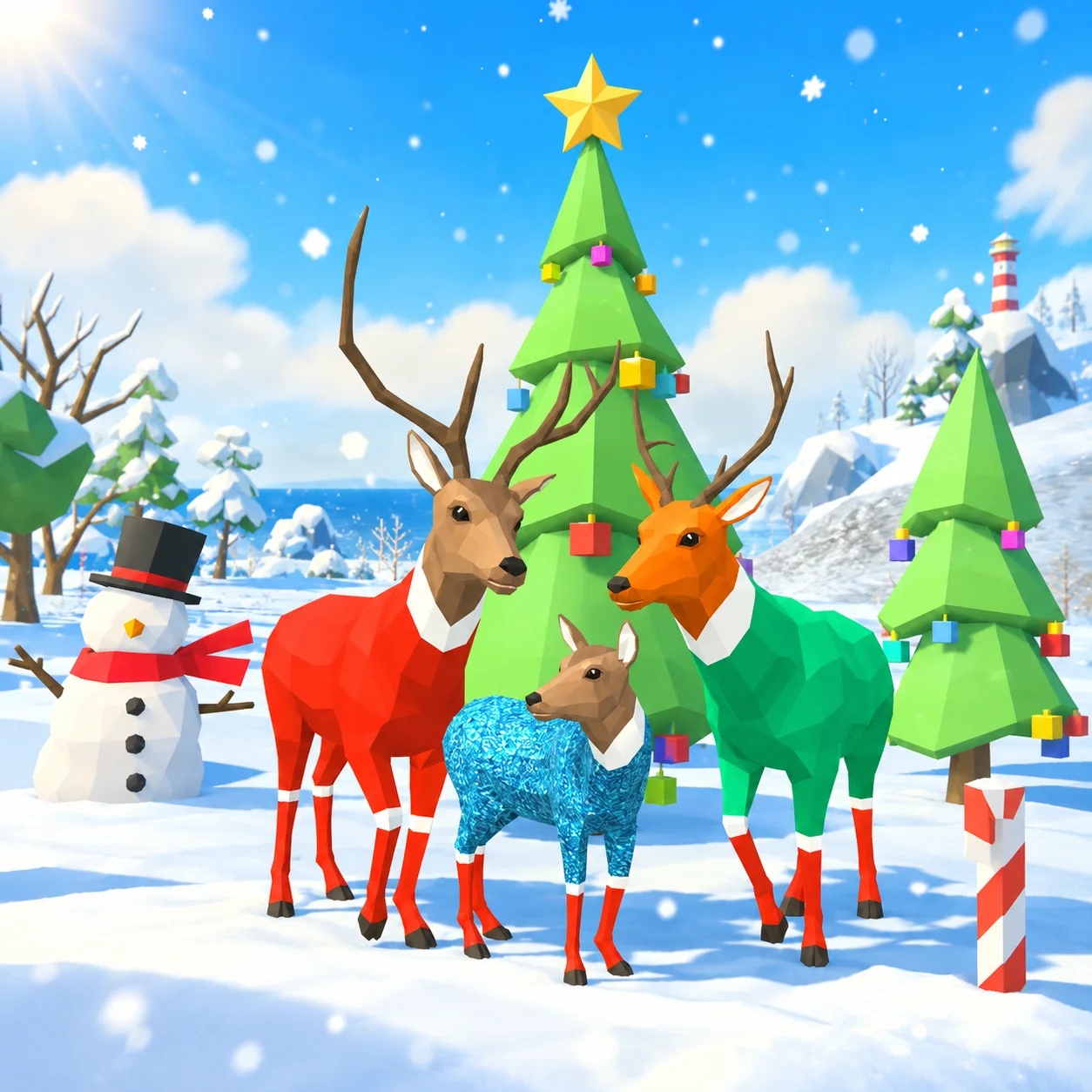 Play Christmas Deer Simulator free online