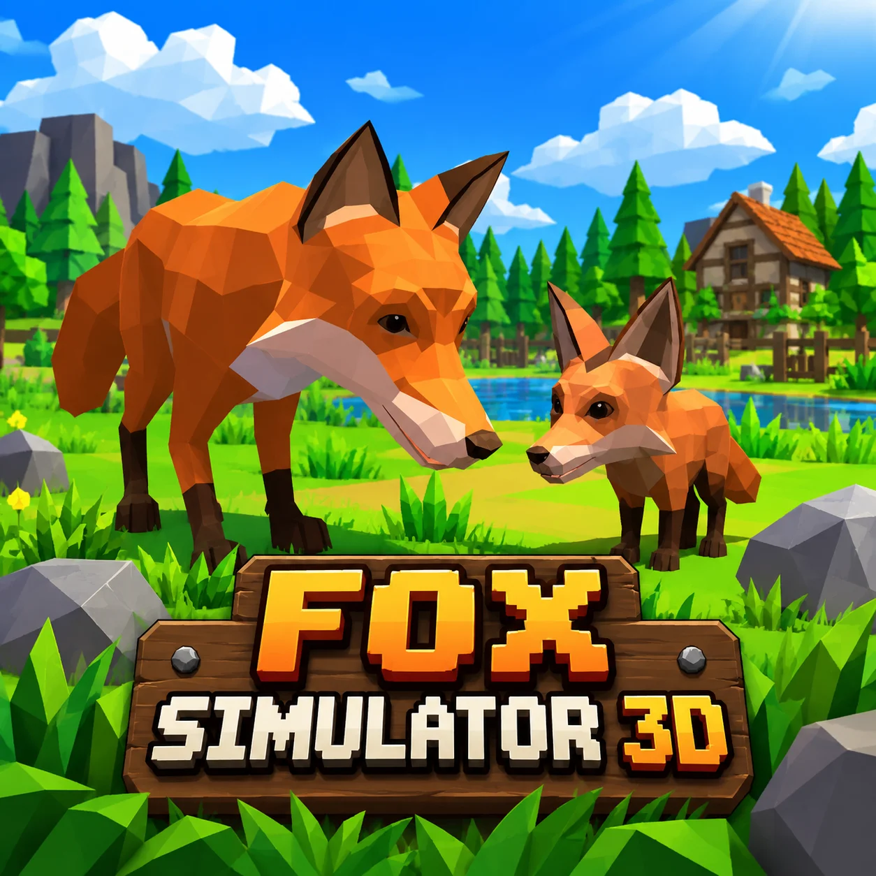 Play Fox Simulator 3D online